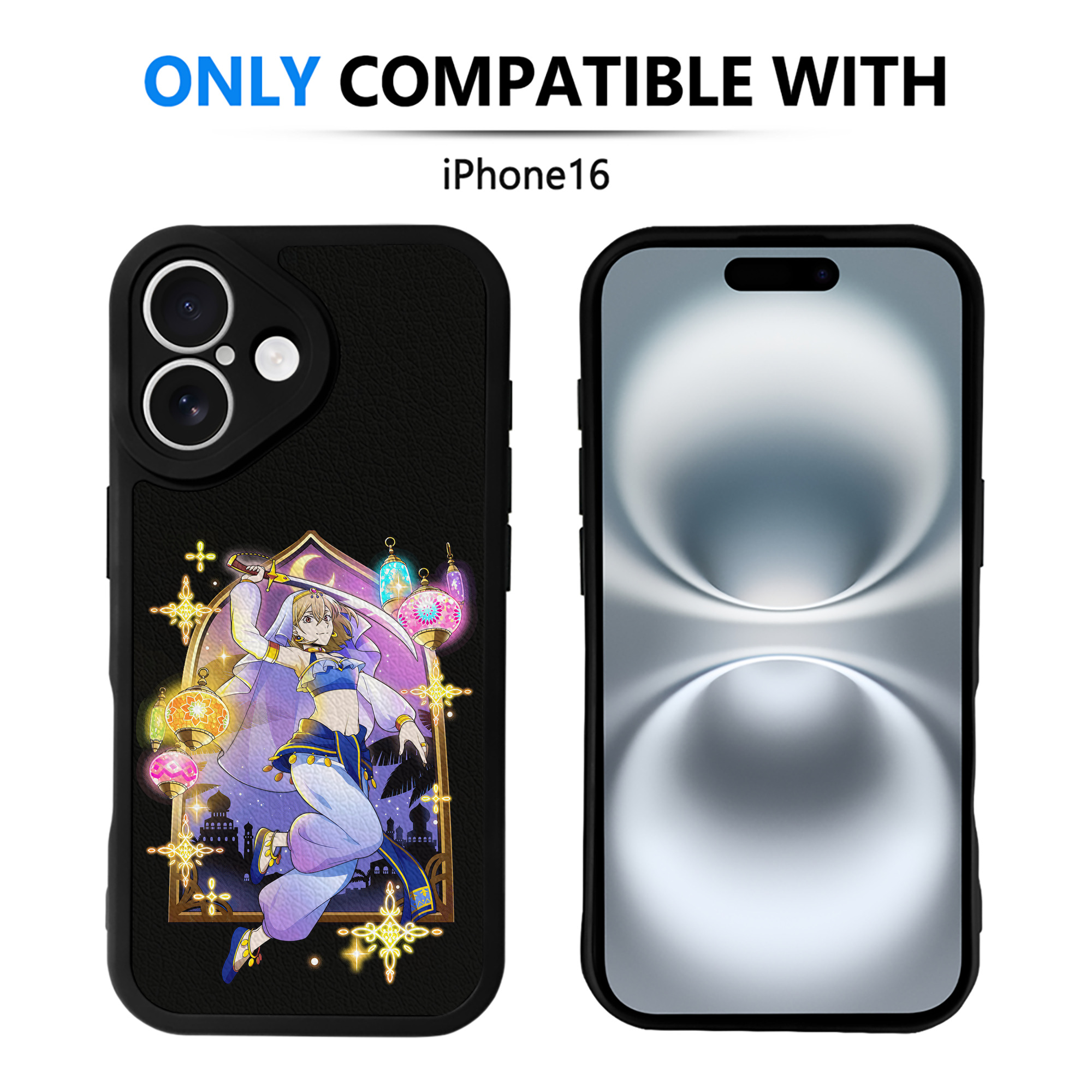 （画像用） 文豪ストレイドッグス Bungo Stray Dogs 【iPhone 16シリーズ対応】シリコンスマホケース（レザー調） 材質：シリコン